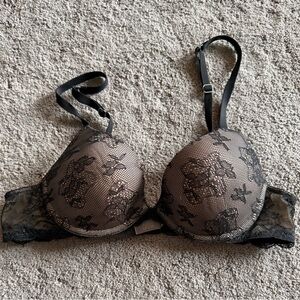 Elegant Black Lace Bra